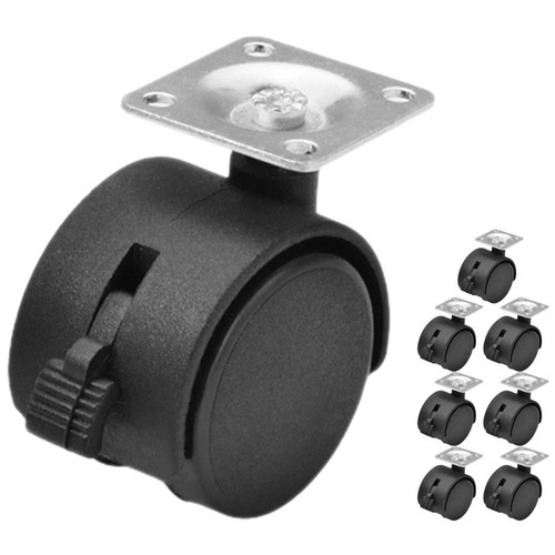 8pcs plastic chair - casters, for