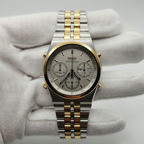 Seiko men vintage two tone - men's,