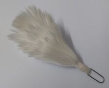 Plume Army Issue White Hackle For Balmoral Glengarry & Various Military Headwear