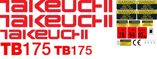 Takeuchi tb175 mini - takeuchi,