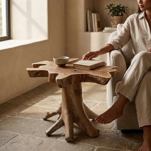 Kinaree side table - table, teak