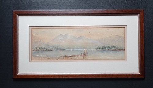 Old original watercolour - old,