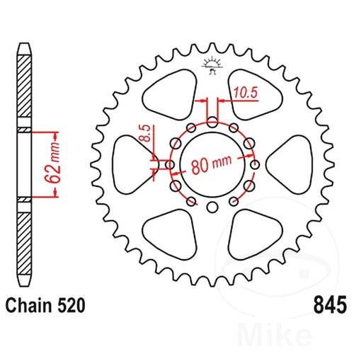 Rear sprocket tooth 520 - 41,
