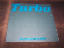 1980 Renault 18 Turbo Superb