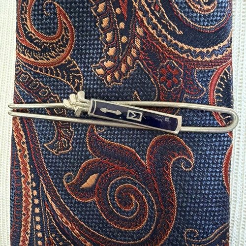 Vtg golf club tie - clip,