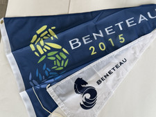 2 Beneteau Sailboat Flags 2015