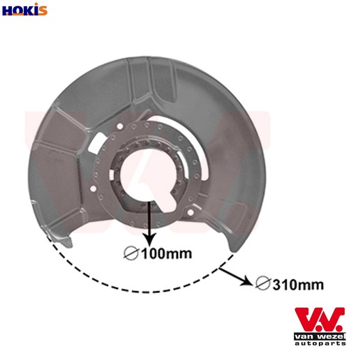Splash guard brake disc - splash,