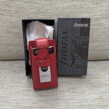 Filofax Belgravia Red Leather