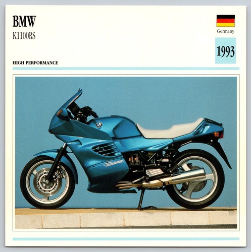 Bmw k1100rs 1993 germany edito - bmw,