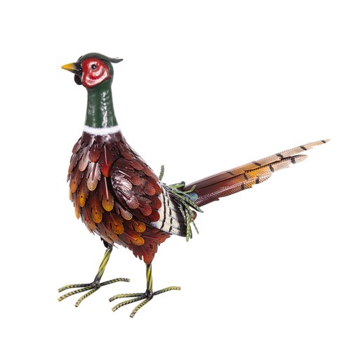 Large metal pheasant - large, garden