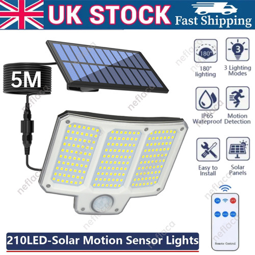 Solar power led wall light - power,