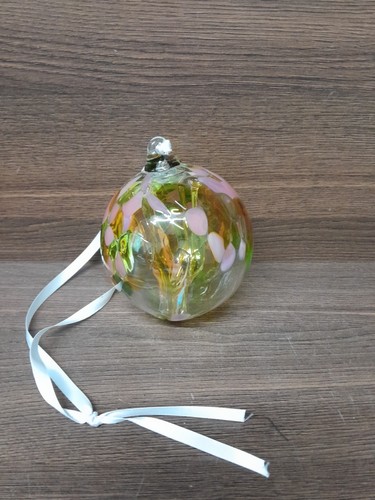 Glass decorative bauble - decorative,