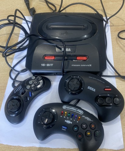 Sega mega drive console - mega, x3