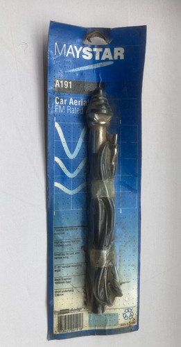 Vintage black mast car aerial - mast,