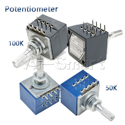 Potentiometer log 50k - log,