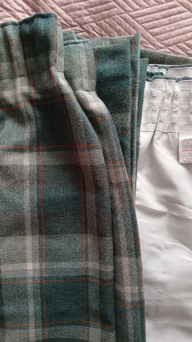 Curtains pair 66in width - 66in, 53in