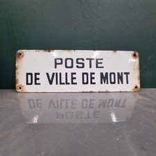 Vintage French Enamel Street
