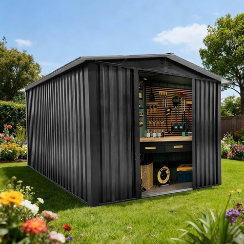 New metal garden - shed, 6