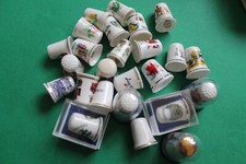 Ceramic China Thimbles Various