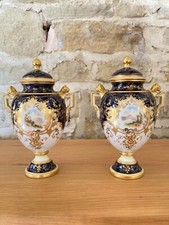 A Pair Of English Cobalt Blue