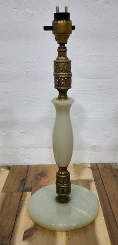 Vintage onyx marble - and, brass