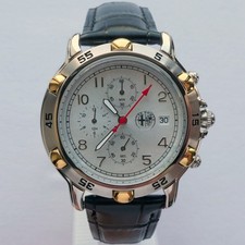 Alfa Romeo Quadrfoglio Classic Racing Aviator Car Accessory Chronograph Watch