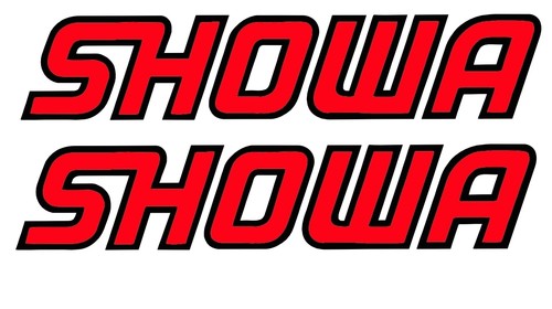 Showa fork decal stickers - decal, pair