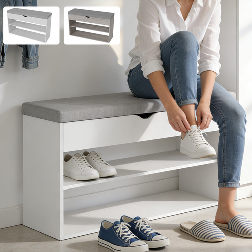 Shoe bench storage - shoe,