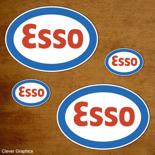 Esso oil classic - esso, stickers