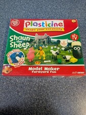Shaun the Sheep • Plasticine Model Maker Farmyard Fun Kit - RARE