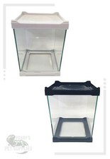 Ista Multi-functional Aquarium, Terrarium & Pet Tank - White or Black 16x16x21cm