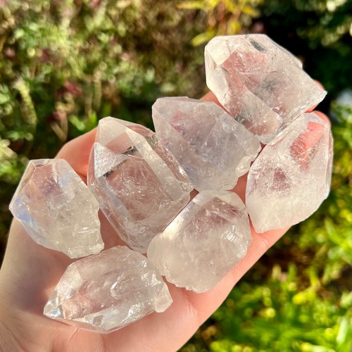 Natural clear quartz large - natural, raw