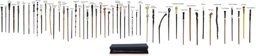 Harry potter wands every - harry,
