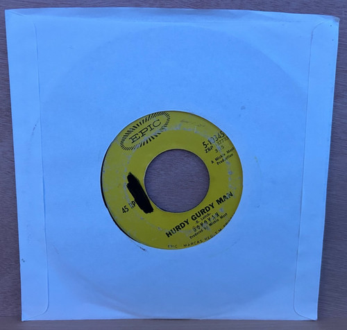Donovan hurdy gurdy - hurdy, man