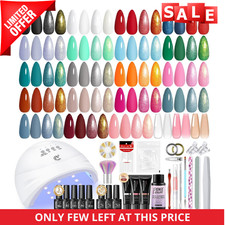 Gel Nail Polish Kit with LED