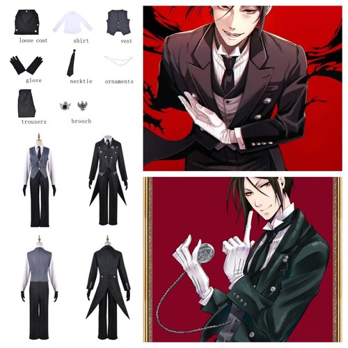 Black butler sebas cosplay - butler:sebas,