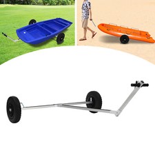Launching Trolley Boat Cart Hand Trailer Foldable Aluminum Alloy Ø 370 mm