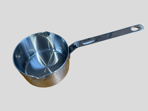 Stainless steel milk pan - steel, sauce