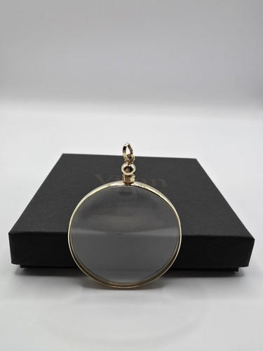 Antique 9ct gold round photo - gold,