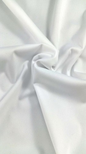 White pul polyurethane fabric - white,