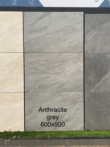 Grey porcelain paving - , patio