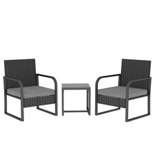 Outsunny Rattan Bistro Set, 3