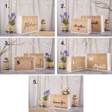 Personalised Lunch Jute Bag