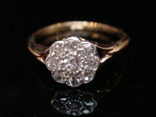 Edwardian 18ct platinum - edwardian,