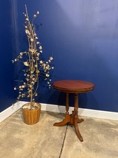 Vintage Walnut Side Table Lamp