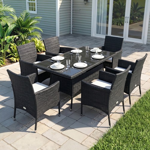 Seater rattan dining - seater, set