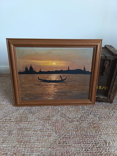 Vintage venice italy - vintage, sunset