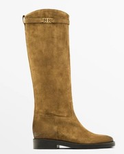 MASSIMO DUTTI SUEDE BOOTS