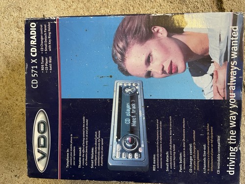 Vdo cd571x radio - vdo,