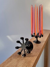 2 Brutalist Cast Iron Tiny